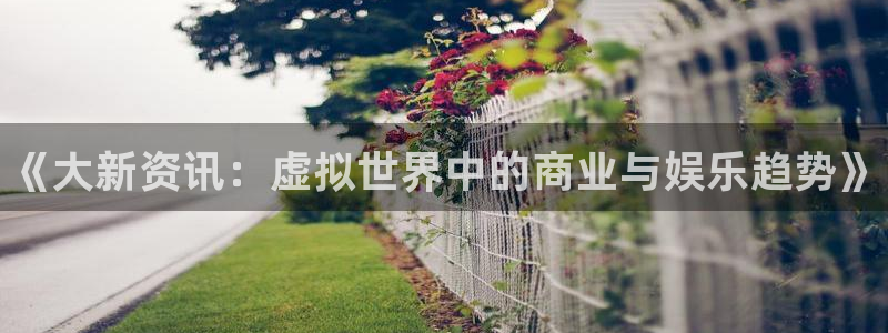 多彩娱乐网址注册：《大新资讯：虚拟世界中的商业与娱乐趋势》